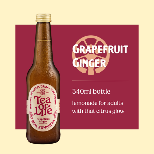 Grapefruit Ginger Kombucha