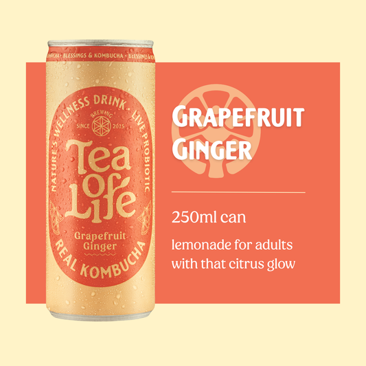 Grapefruit Ginger Kombucha