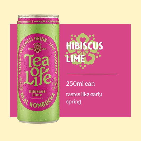 Hibiscus Lime Kombucha